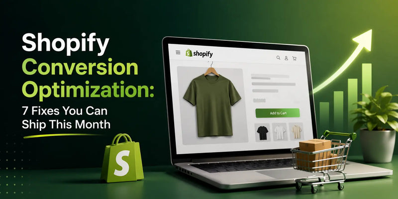 Shopify Conversion Optimization: 7 Fixes You Can Ship This Month