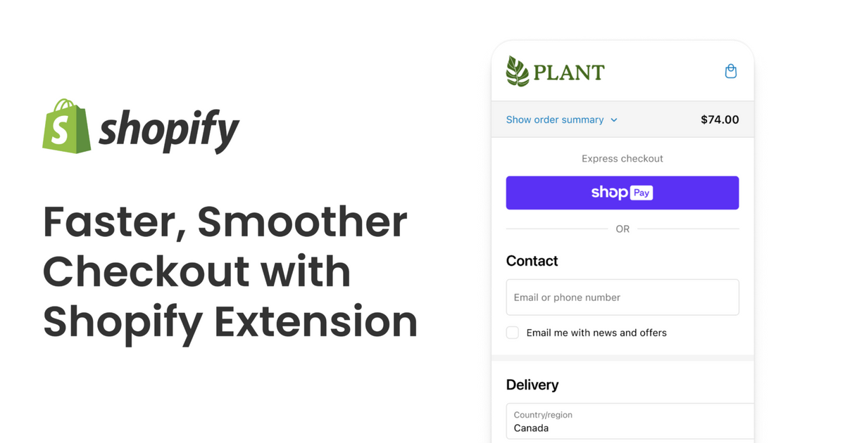 Unlock a Faster, Smoother Checkout with Shopify Extensions and Single-Page Design